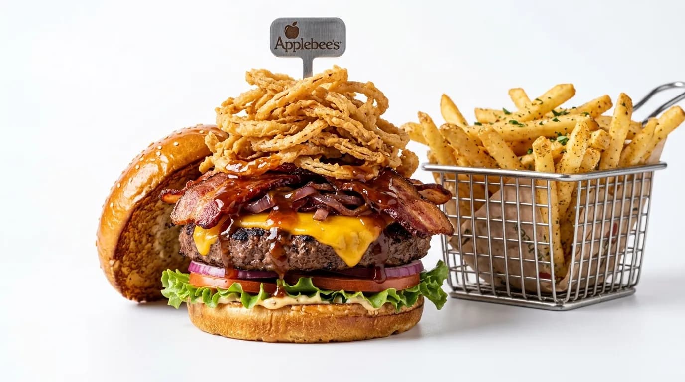 Applebee's Whisky Bacon Burger